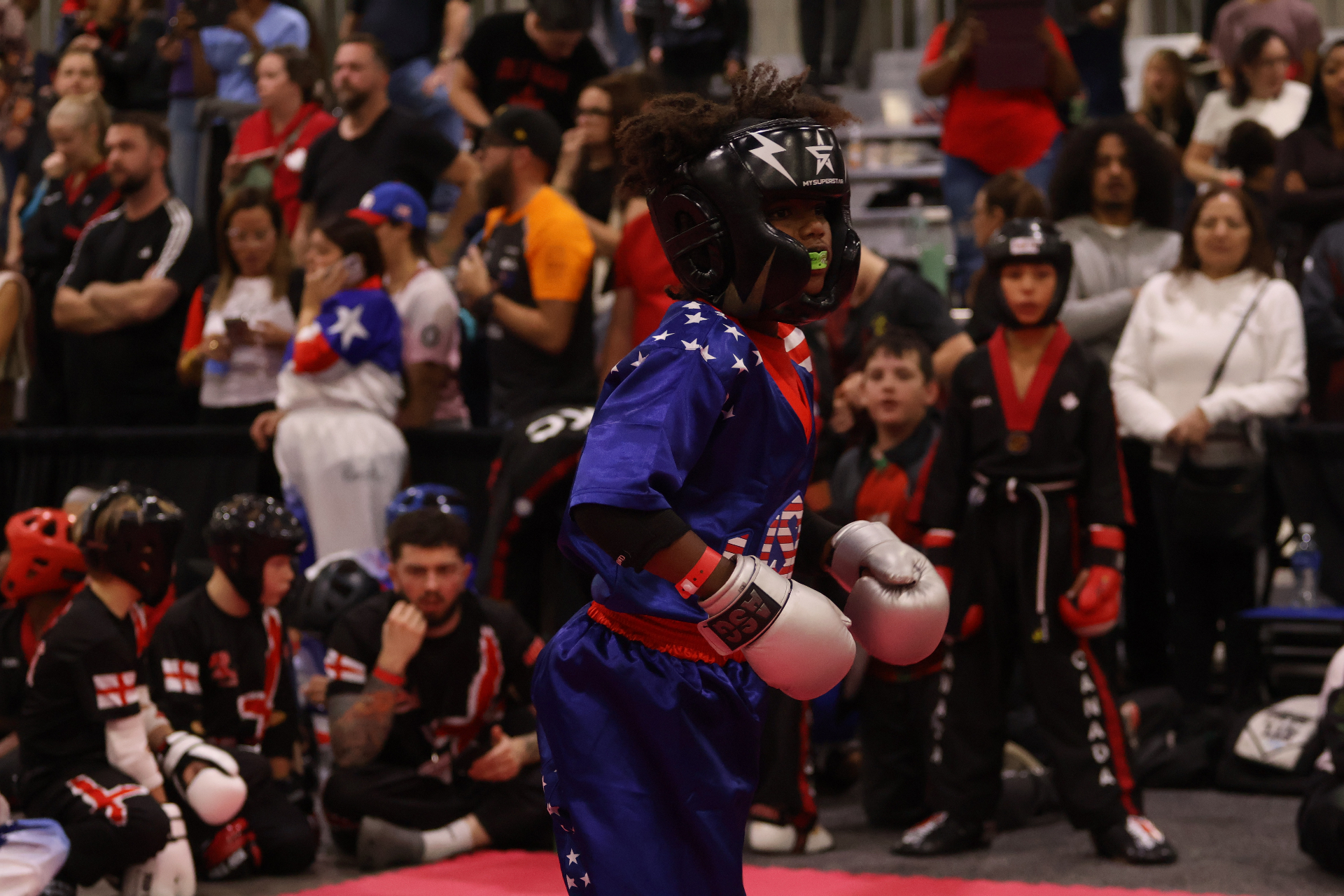 Prince Walker competing in Team USA uniform